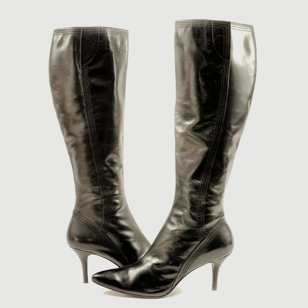 *** SOLD ***   New!! ~MODERN VINTAGE~ "Mary Lou" Top Grain Leather Boots